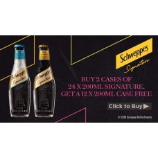 DIGITAL BANNER - SCHWEPPES SIGNATURE - 24X200ML DEAL - 1080X600PX