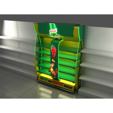 Gondola End Shelf Display