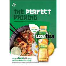 POSTER - MEAL DEAL - FUZE TEA PERFECT PAIRING