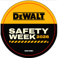 DEWALT Hard Hat Sticker - Safety Week 2026