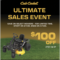 Cub Cadet Sales Event (Digital Tile)