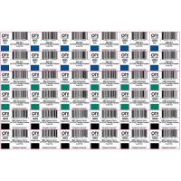 on! PLUS UPC Lable Sheet 5 Can Roll